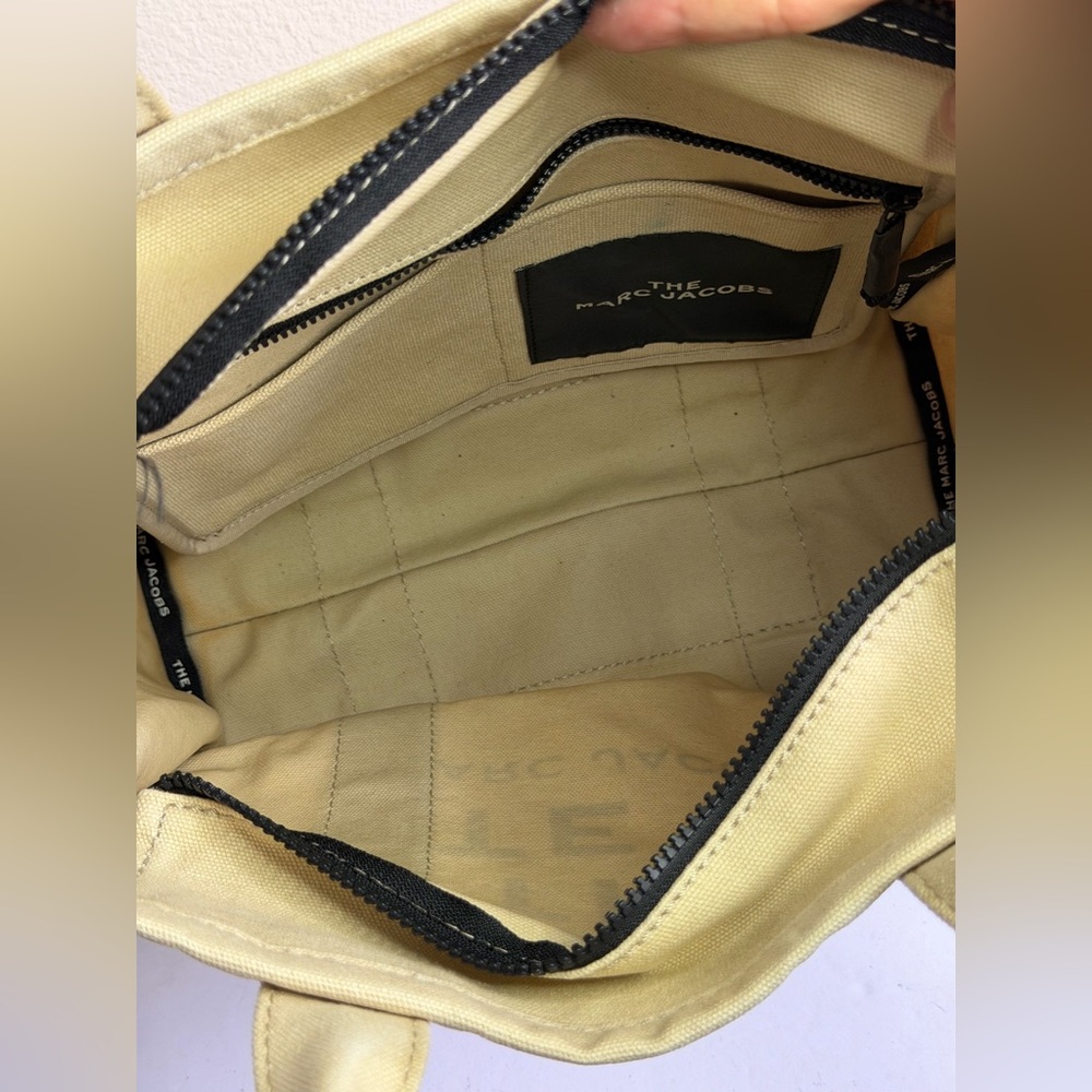 The Marc Jacobs The Tote Bag in a Neutral Canvas - Picture 14 of 14